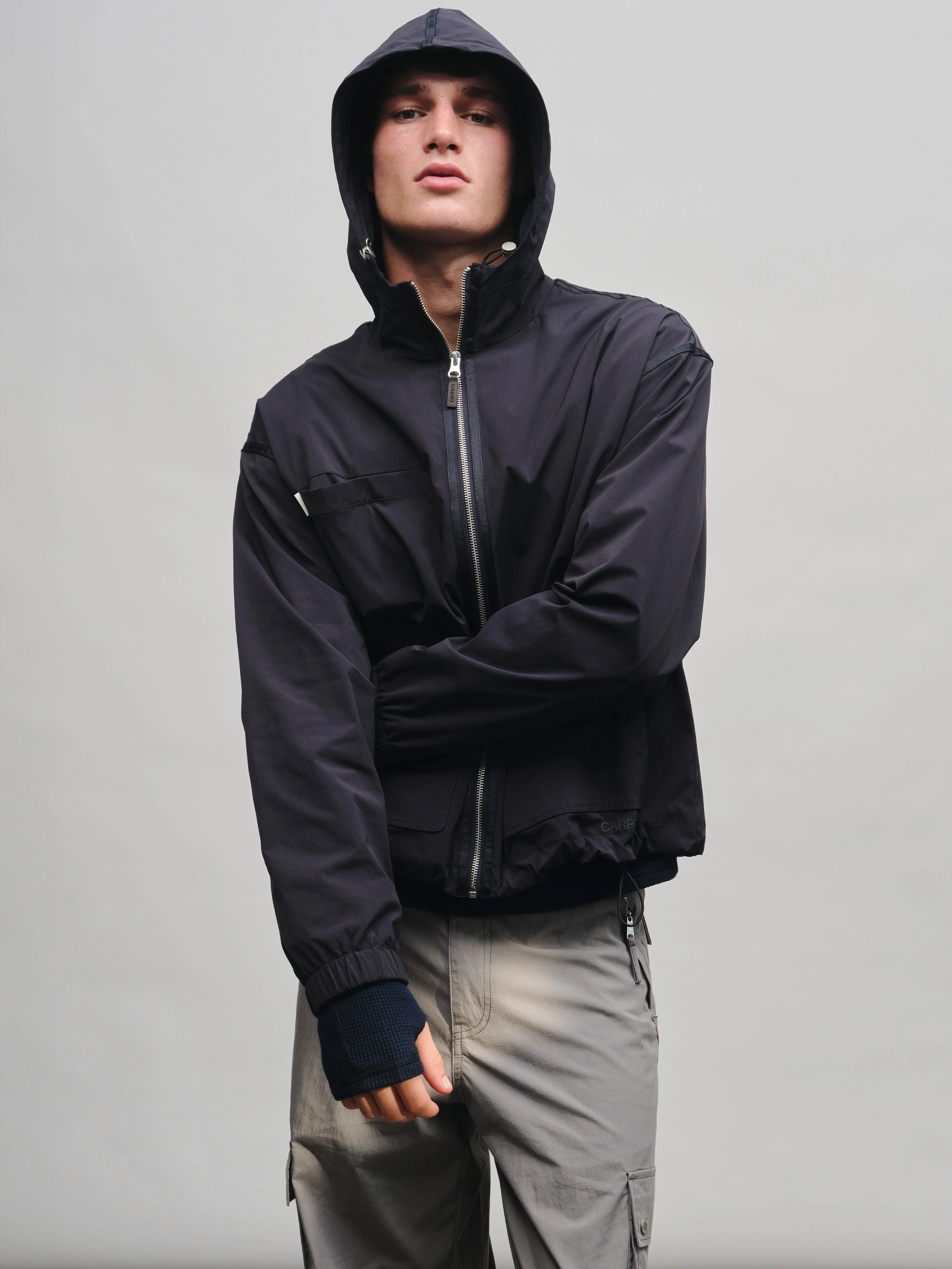 Arden Jacket in Navy - Image 4