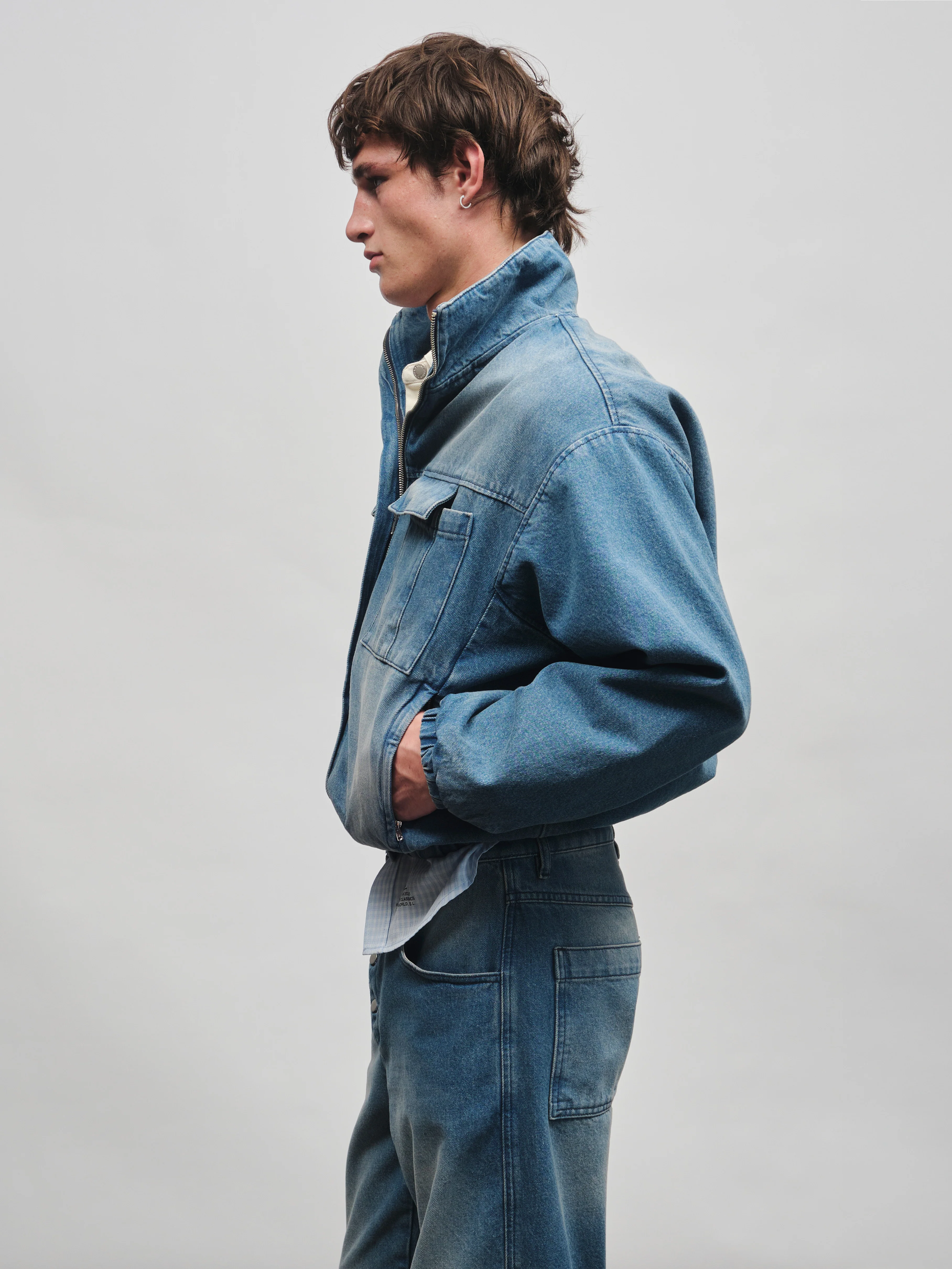 Barrau Denim Jacket in Denim - Image 4