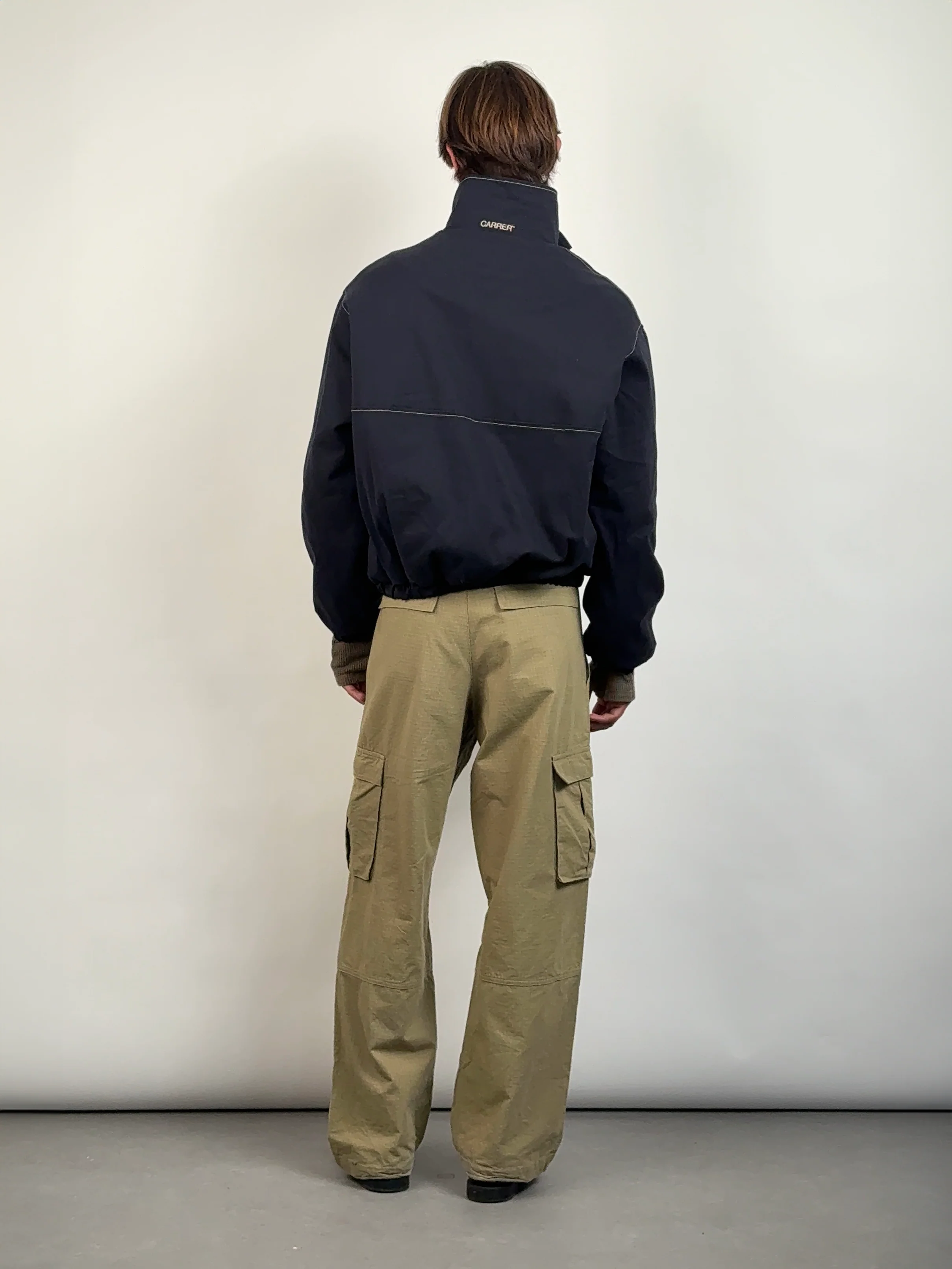 Barrau Fleece Jacket in Navy - Image 5