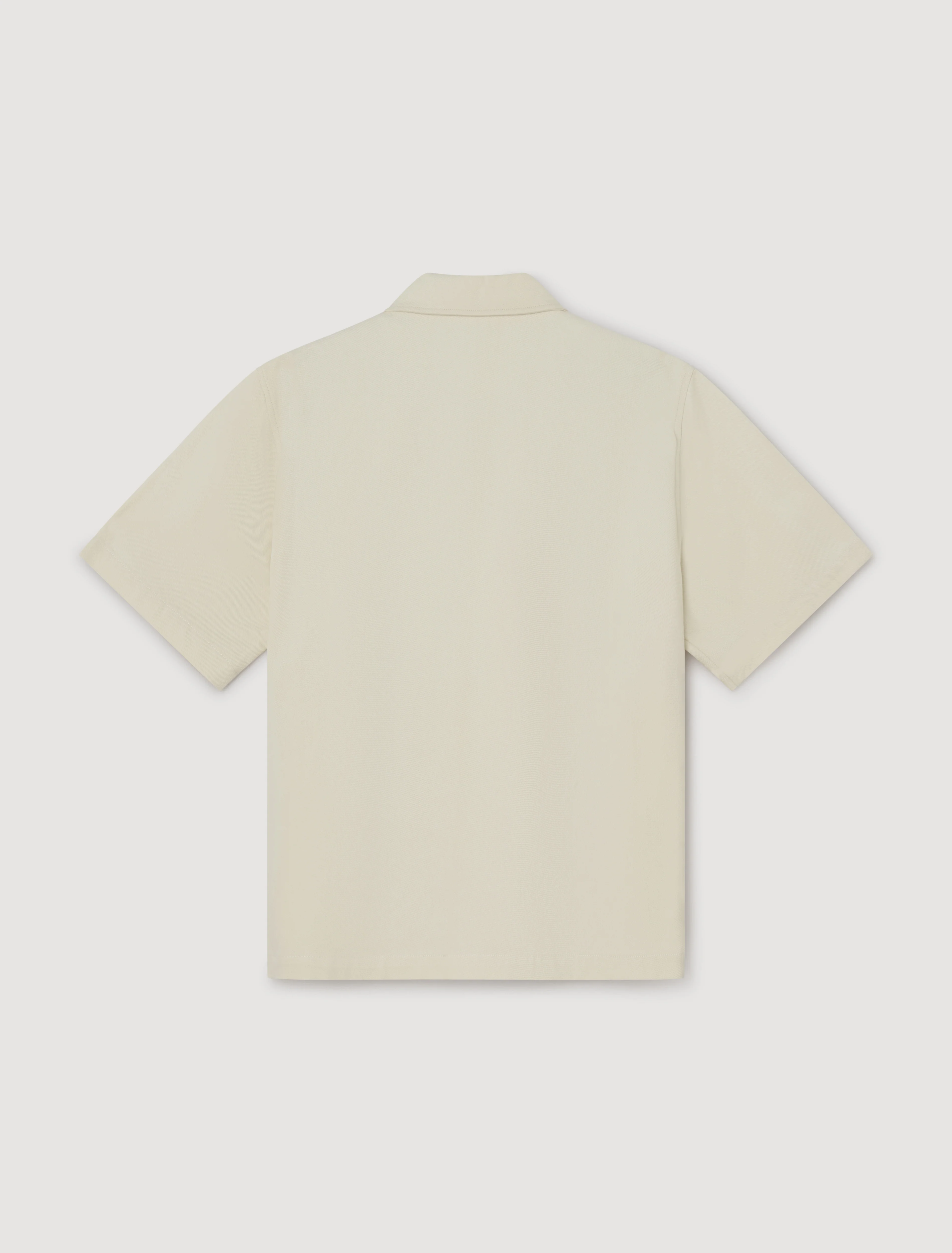 Beck Short Overshirt in Ecru - Image 3