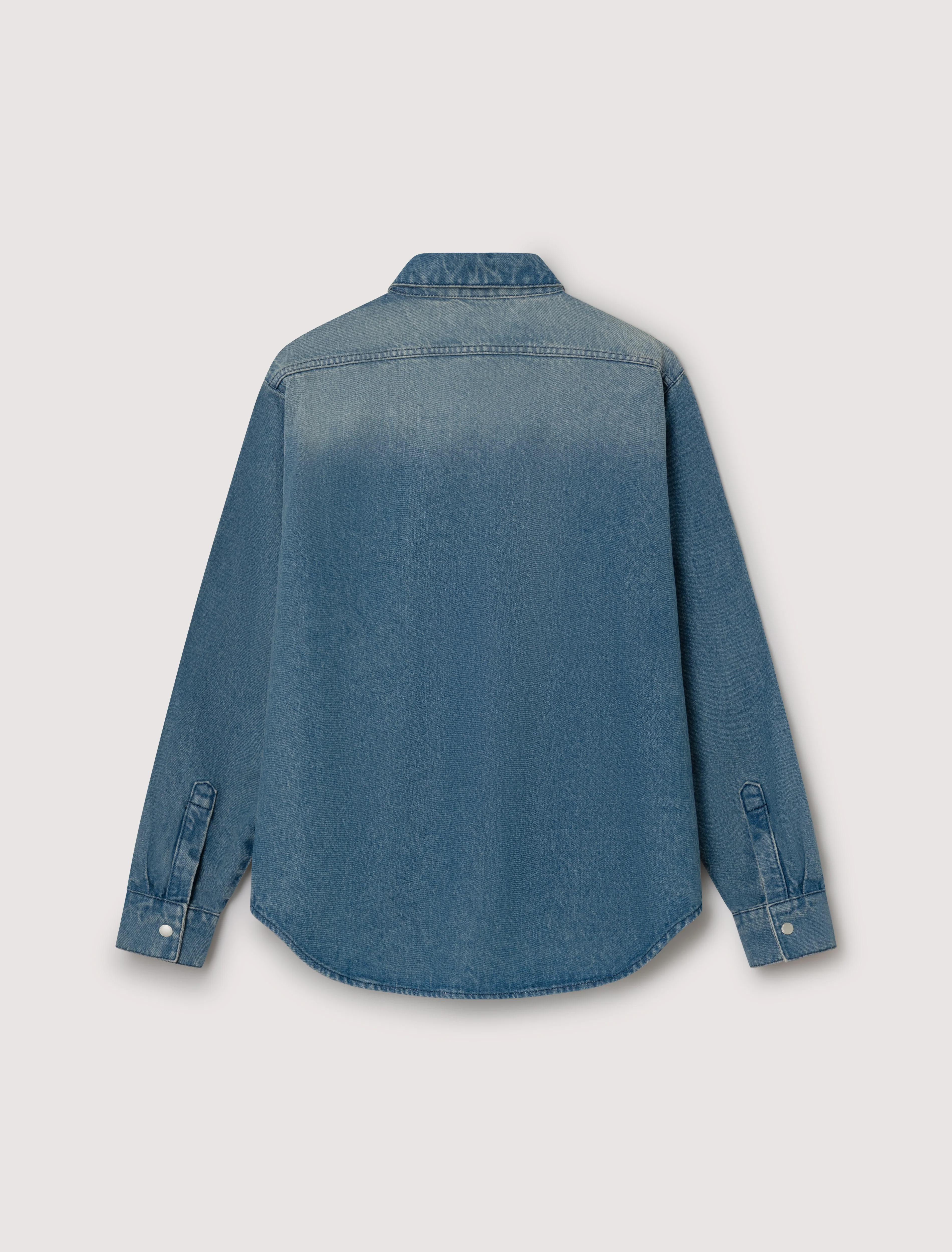 Ciel Denim Overshirt in Denim - Image 3