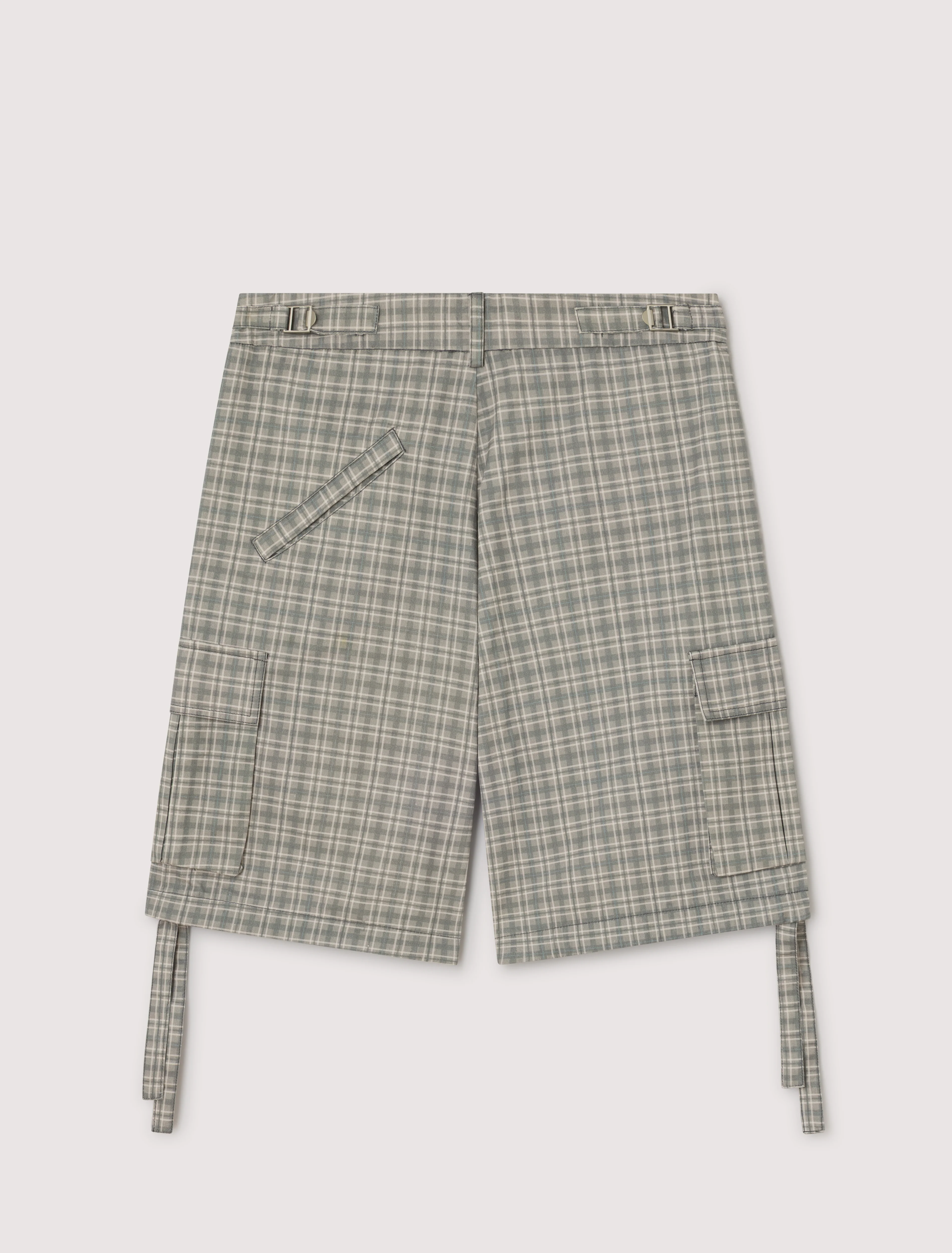 Cobalt Cargo Short in Checks - Image 3