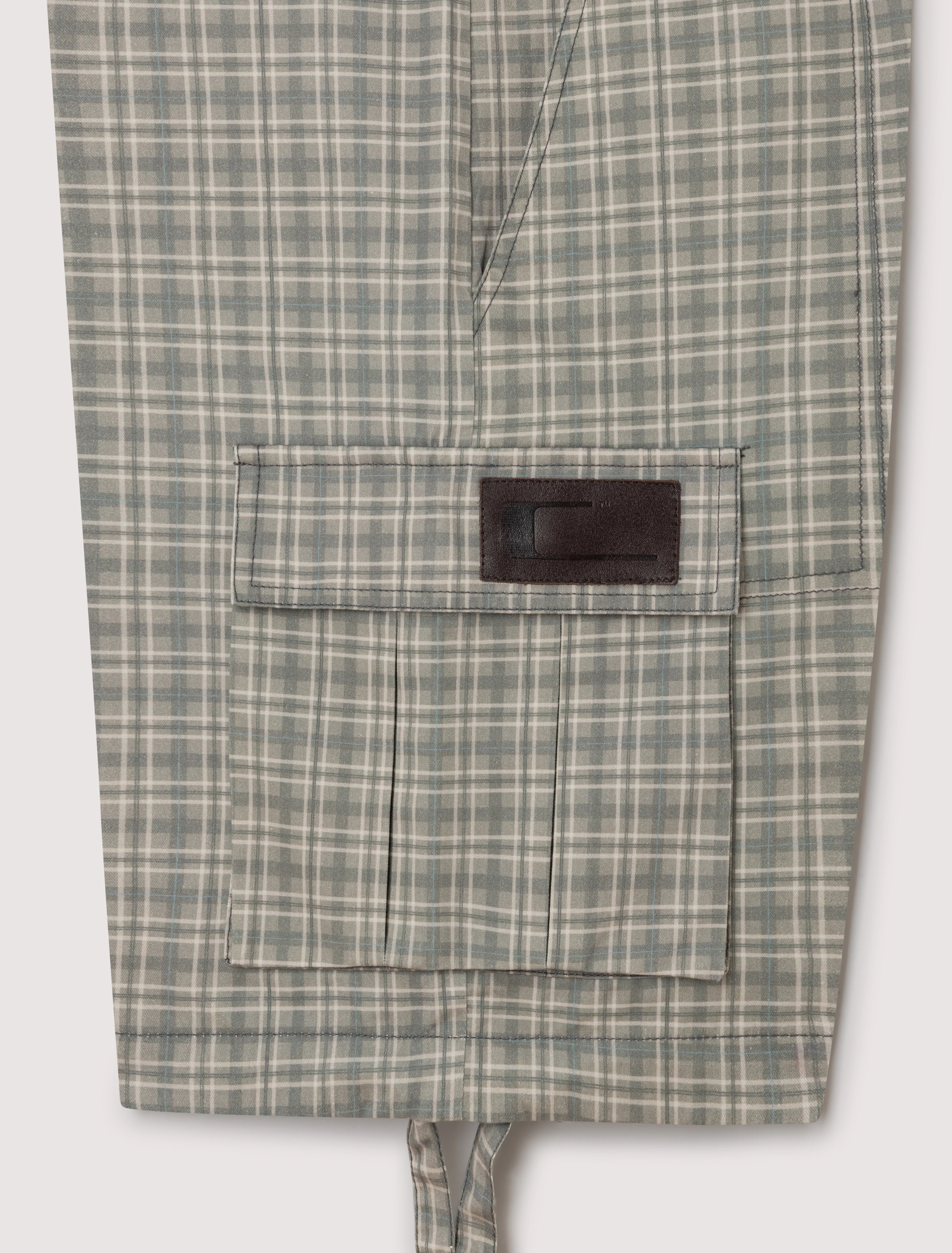 Cobalt Cargo Short in Checks - Image 5