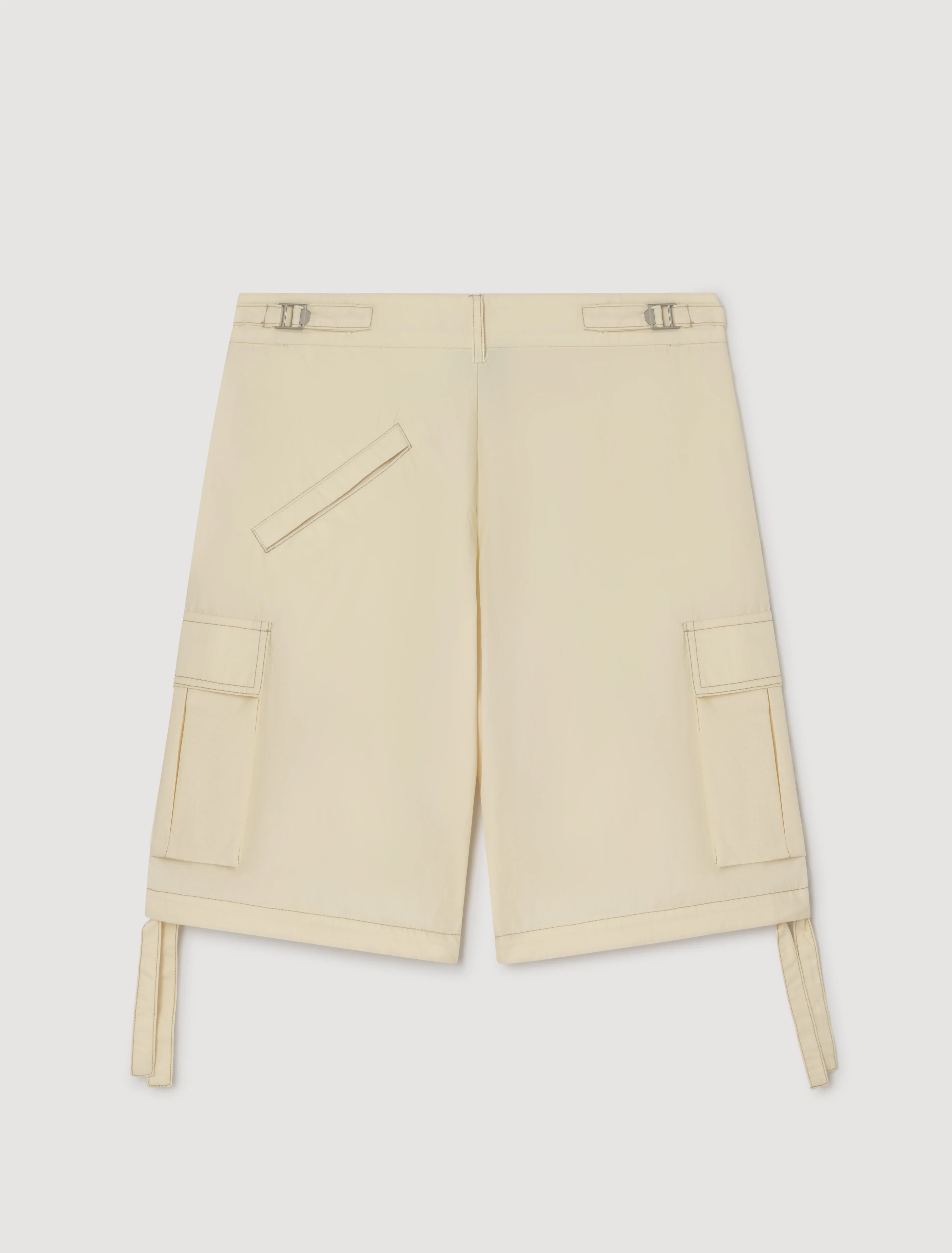 Cobalt Cargo Short in Ecru - Image 3