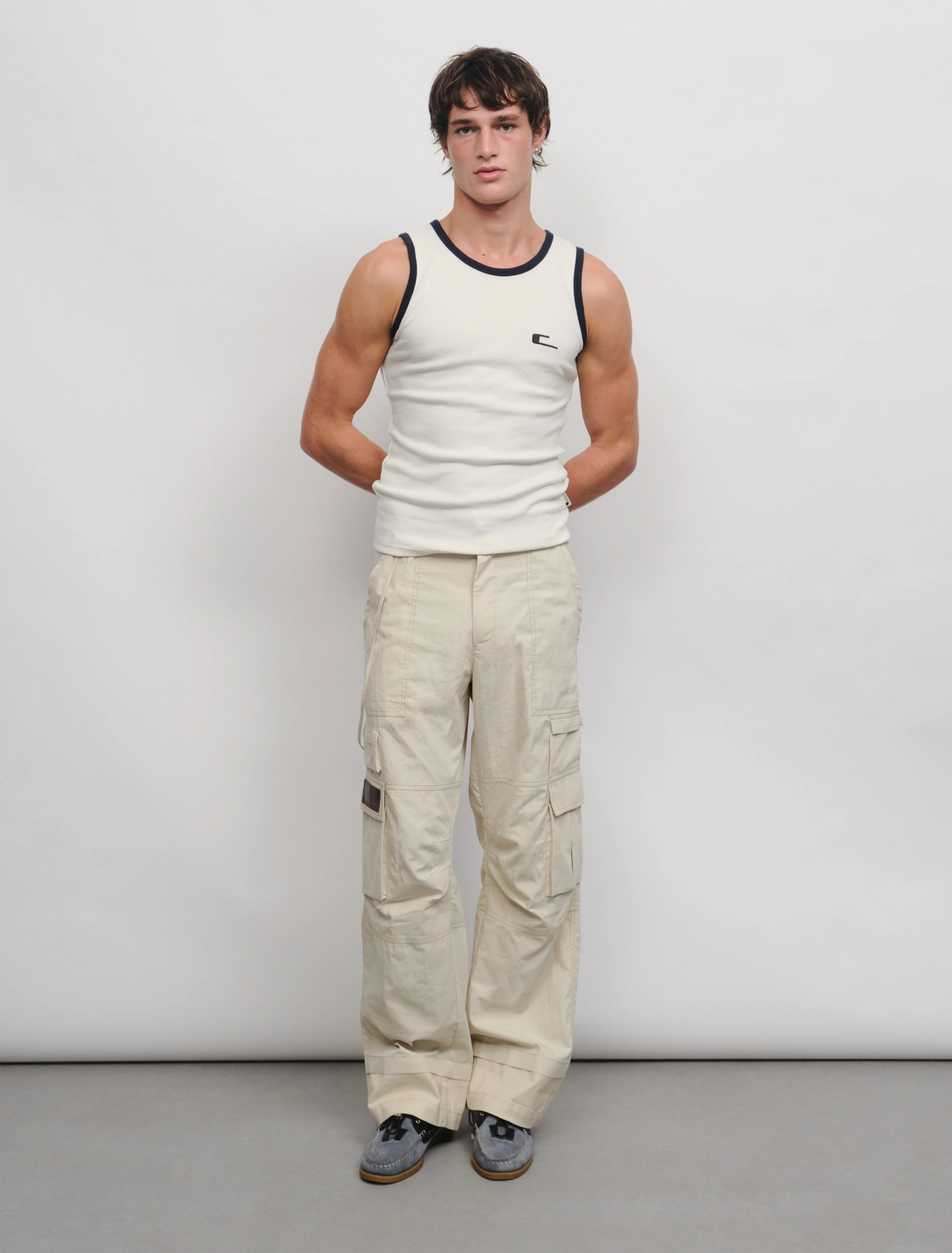 Ferraz Tank Top in Ecru - Image 2