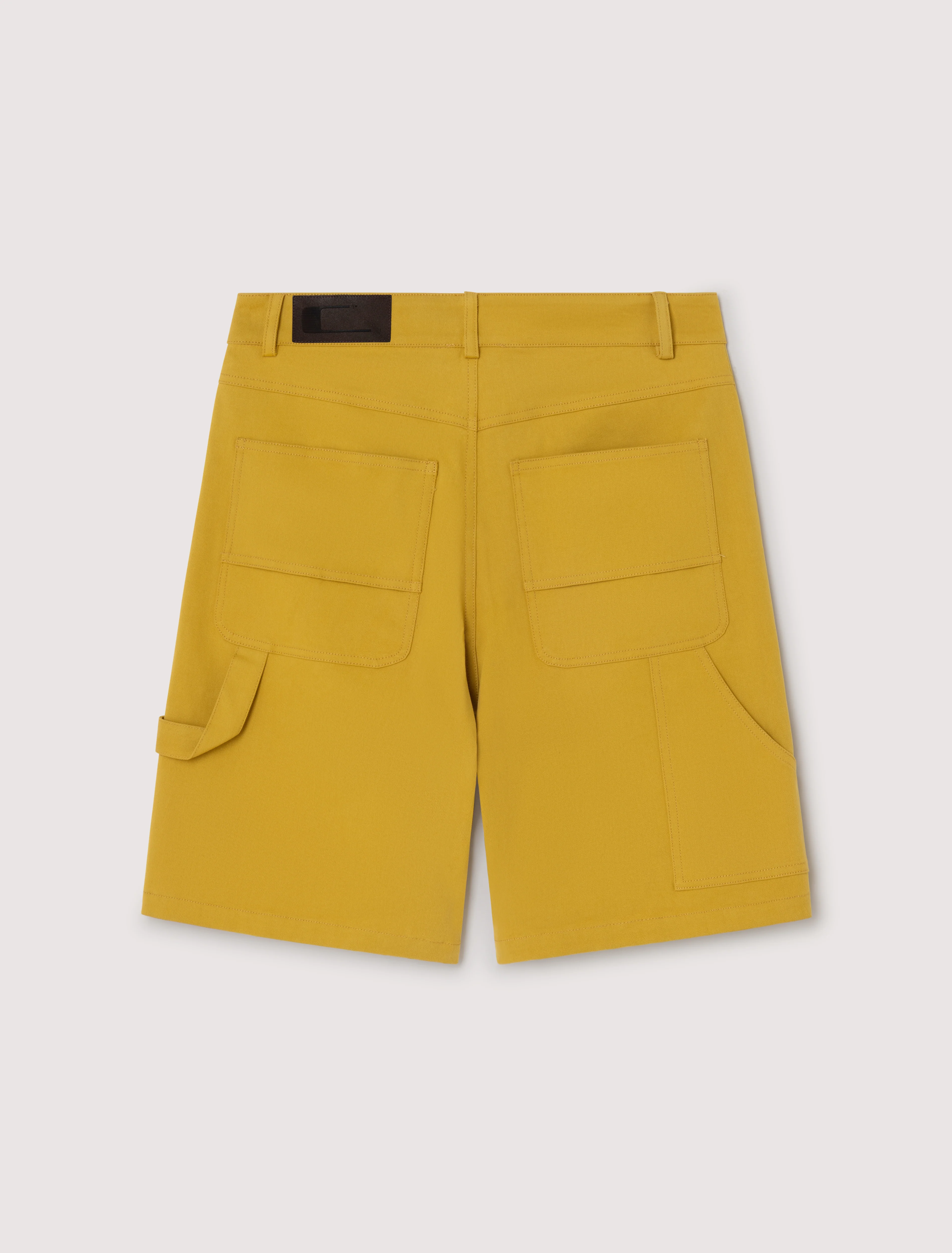 Haste Carpenter Short in Oil Yellow - Image 3