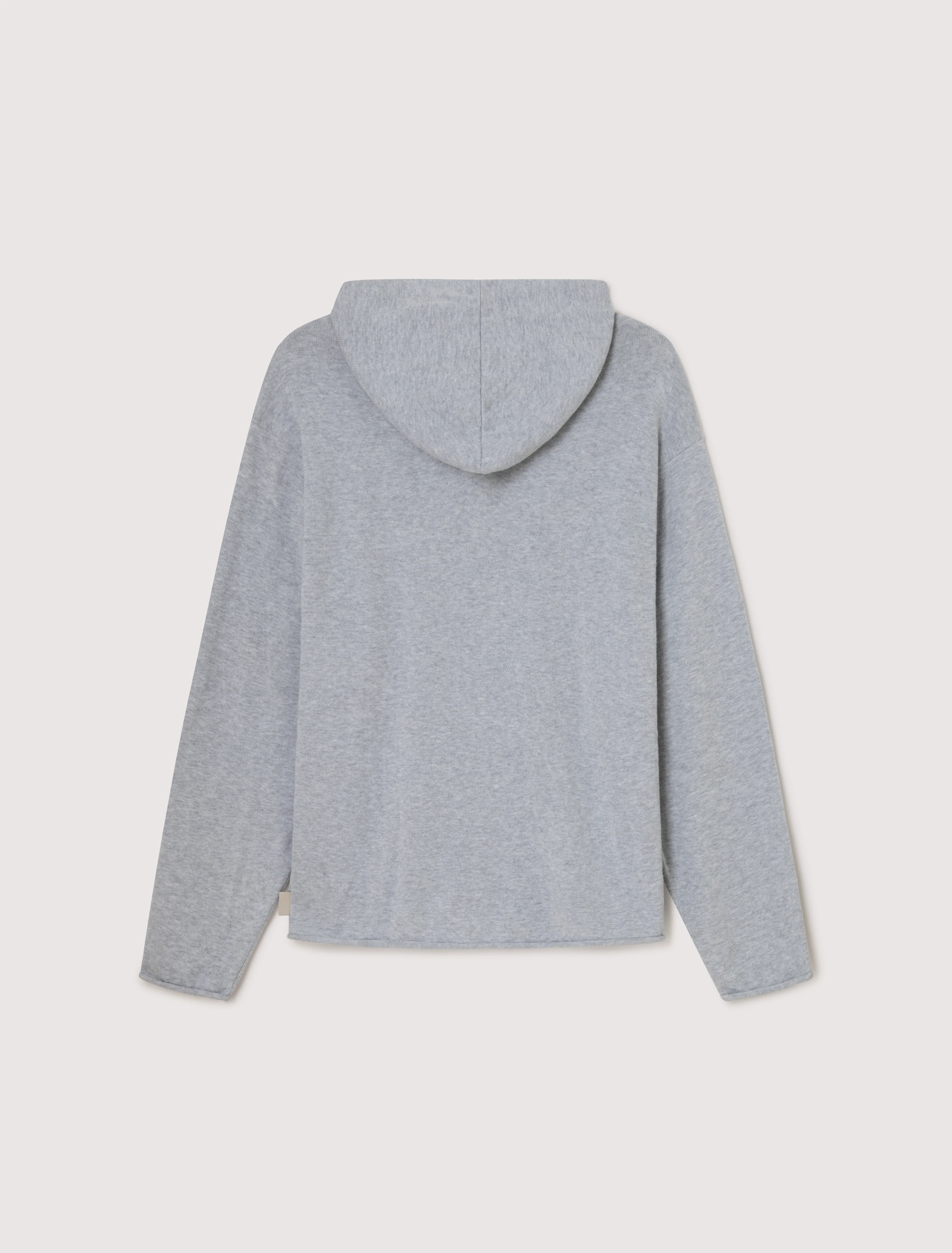 Lake Light Knit Hoodie in Light Grey - Image 3