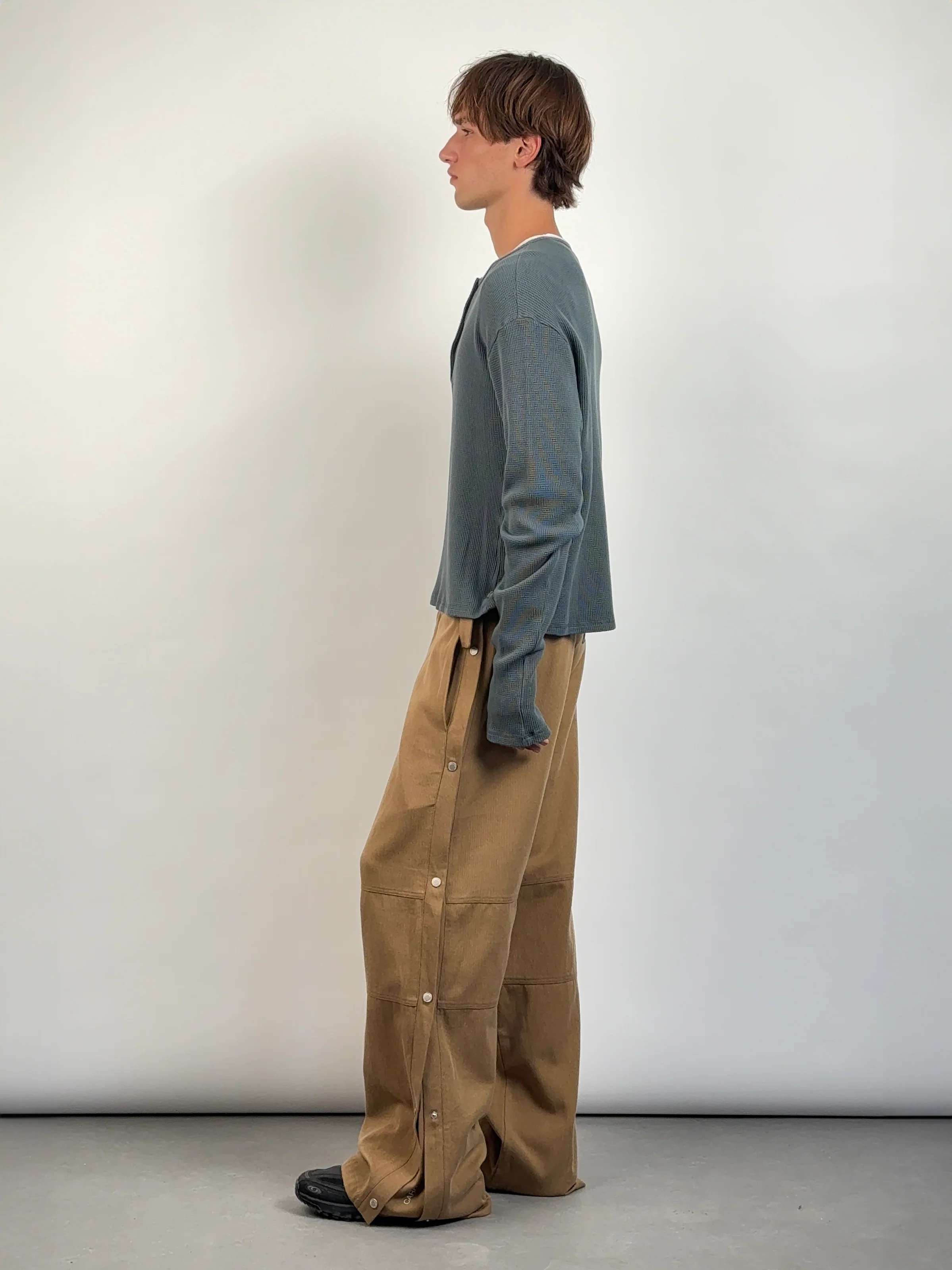 Lis Henley in Grey Blue - Image 5