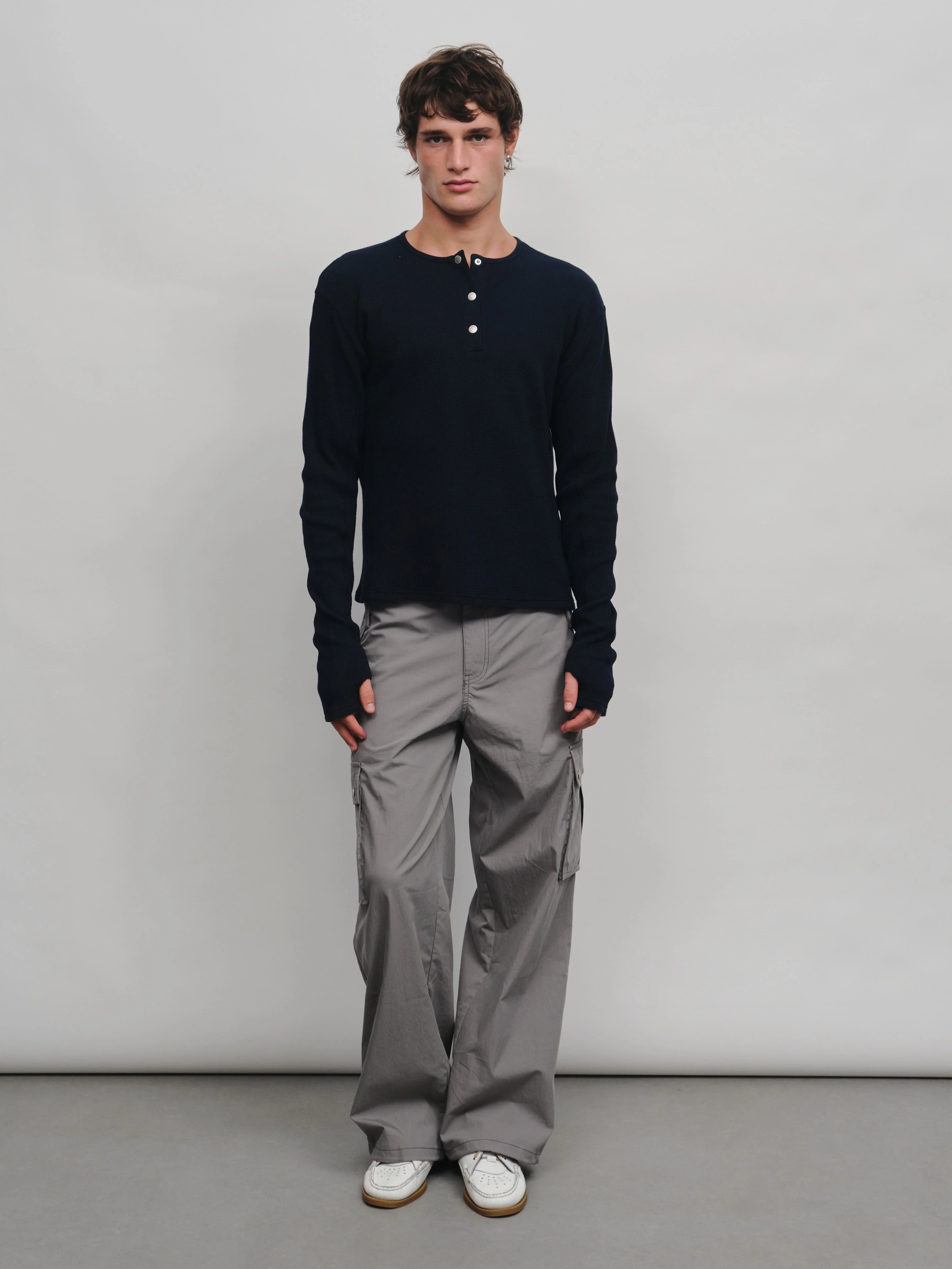 Lis Henley in Navy - Image 2