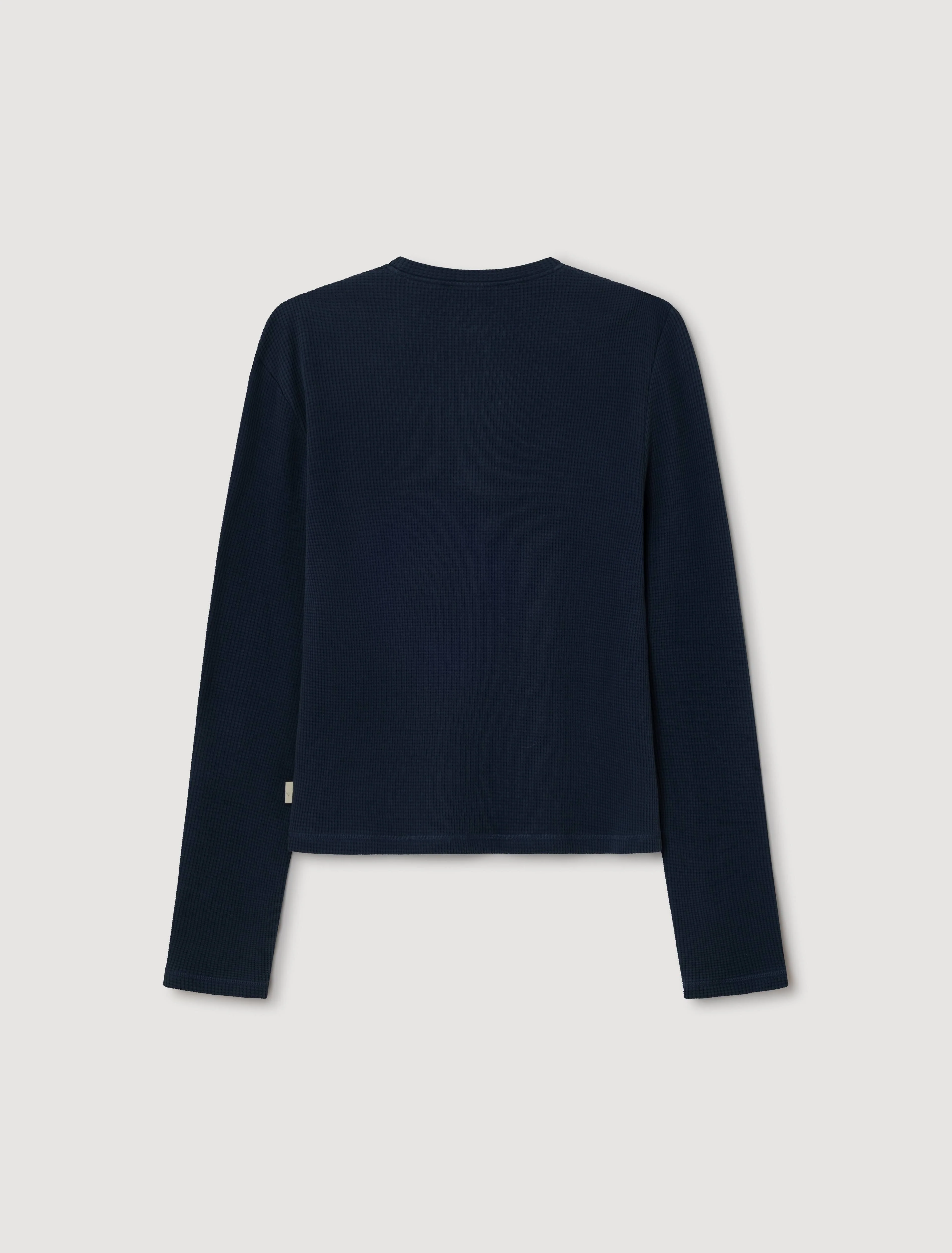 Lis Henley in Navy - Image 3