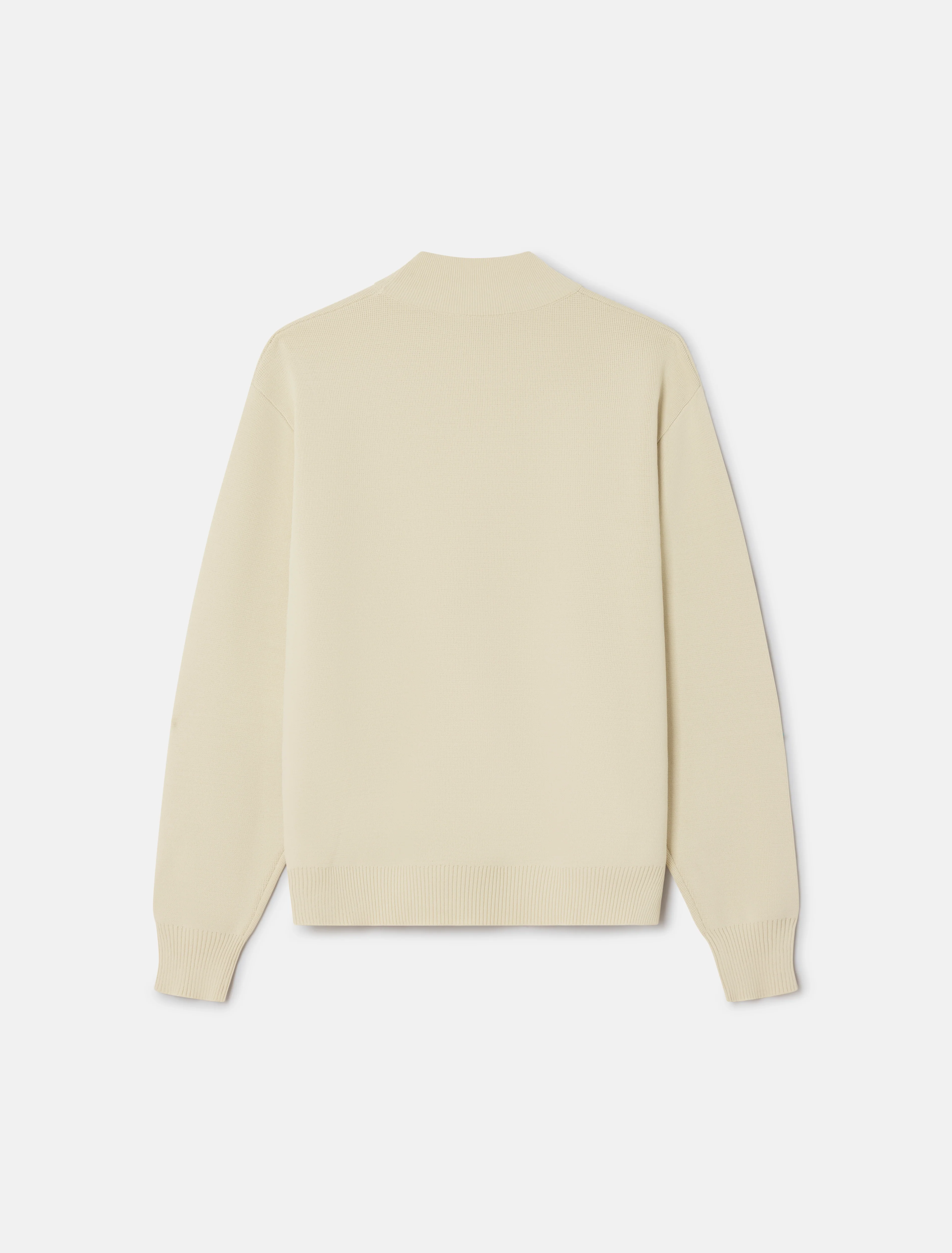 Milo Mock Neck in Beige - Image 3