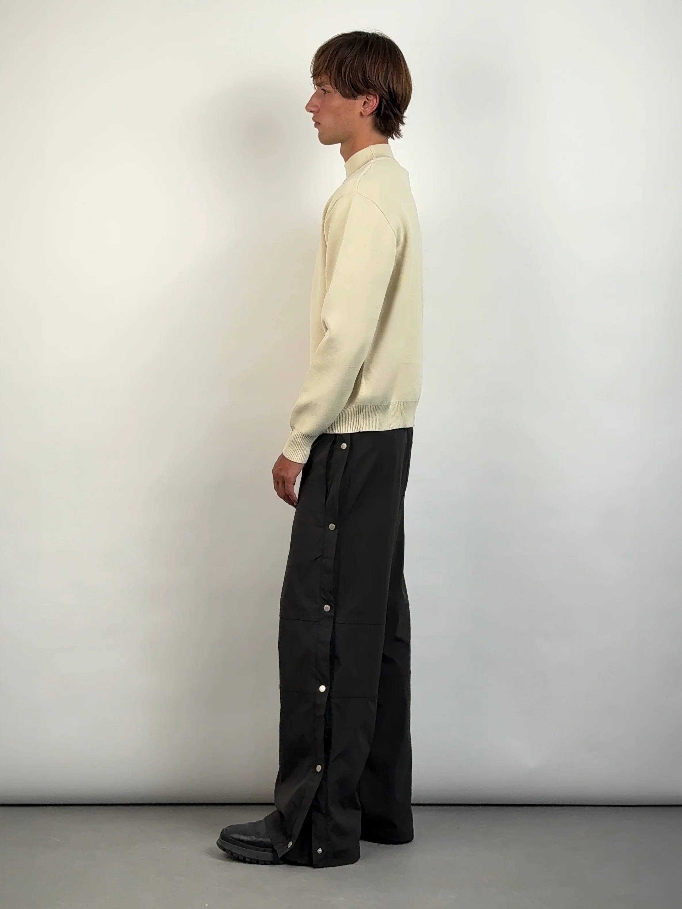 Milo Mock Neck in Beige - Image 4