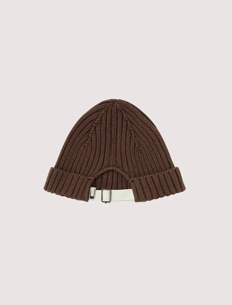 Oria Beanie in Brown - Image 3