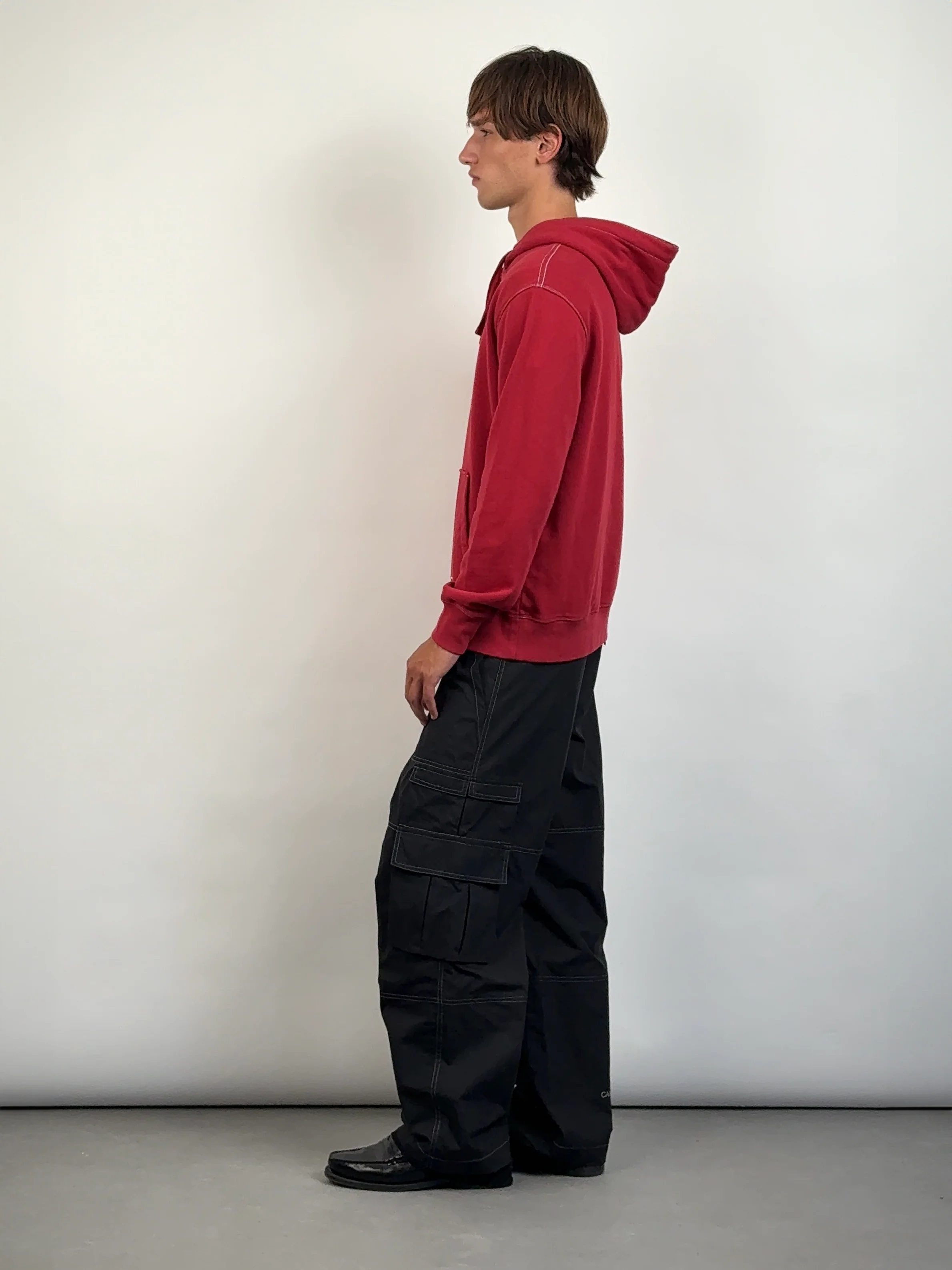 Tate Hoodie in Red - Image 4