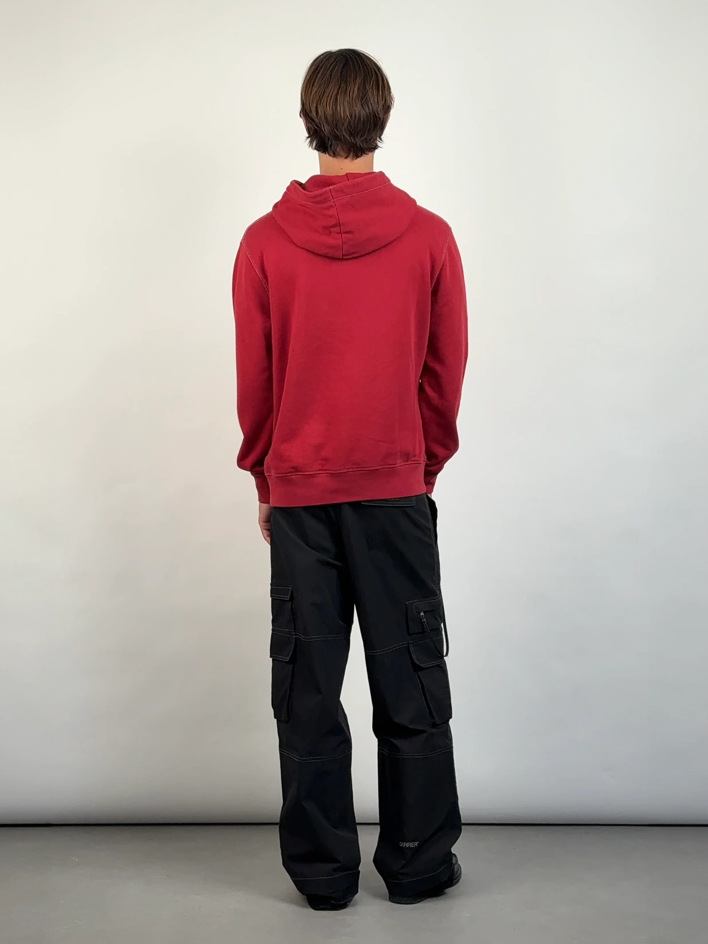 Tate Hoodie in Red - Image 5