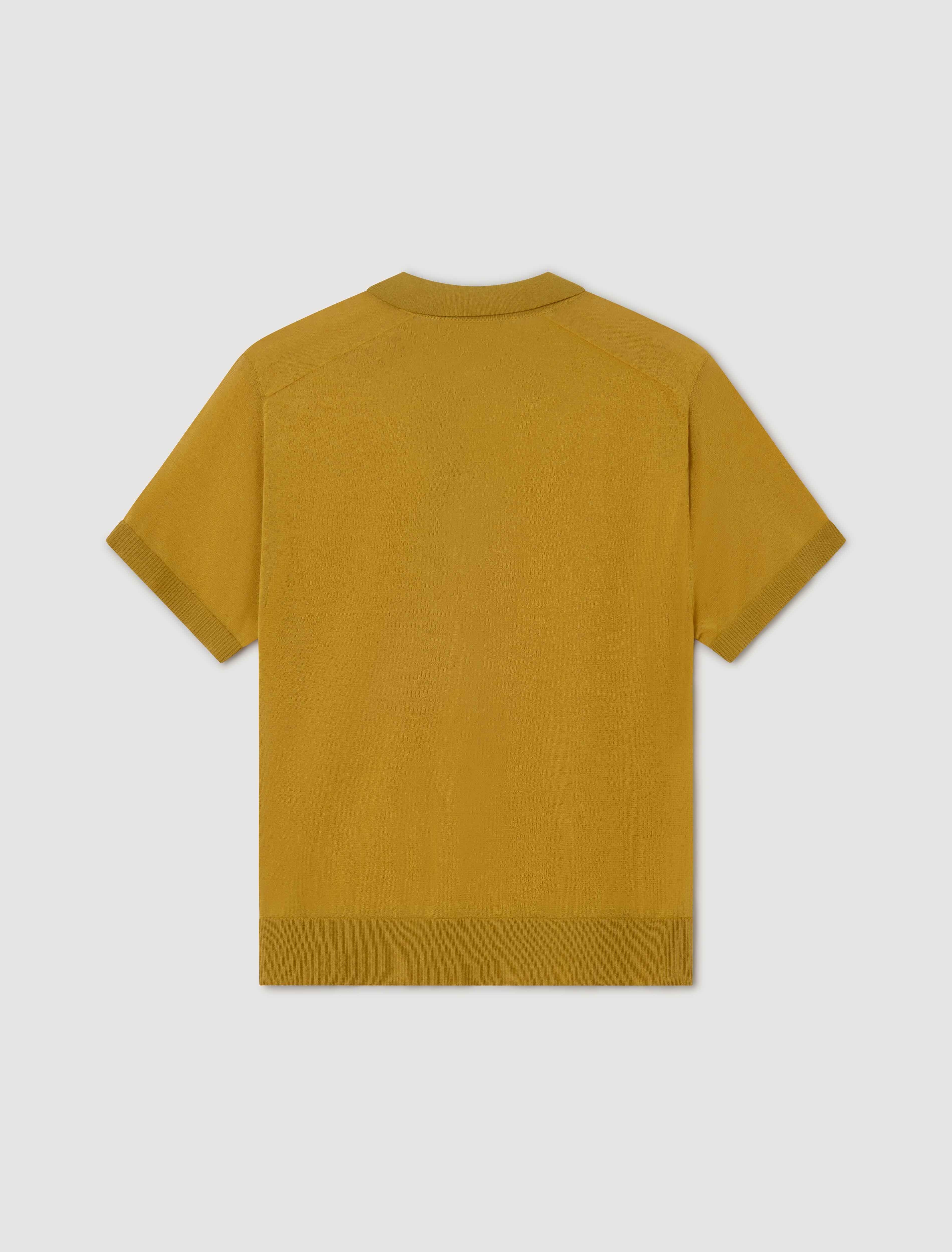 Tyro Polo in Oil Yellow - Image 3