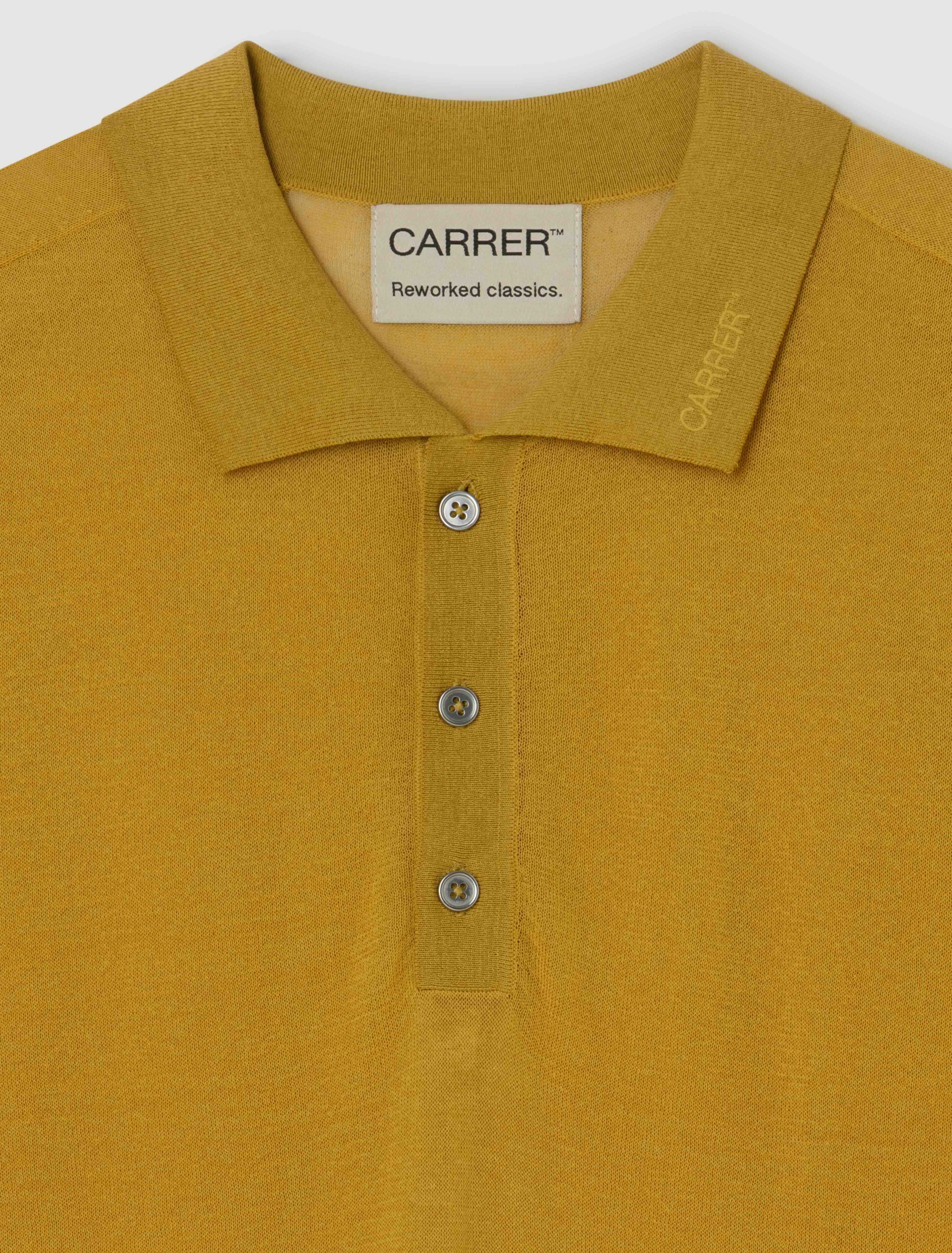 Tyro Polo in Oil Yellow - Image 4