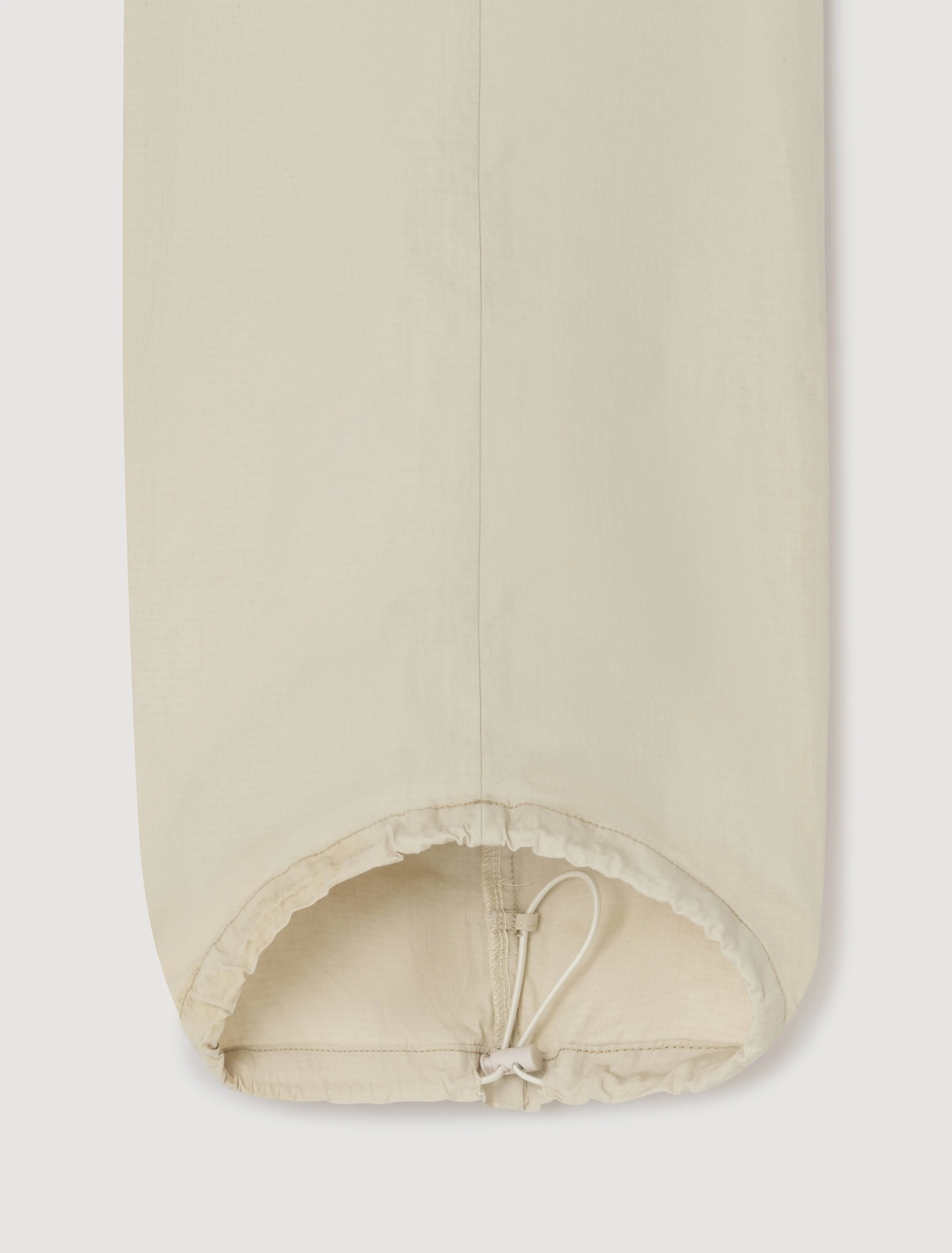 Vera Parachute Pant in Ecru - Image 4