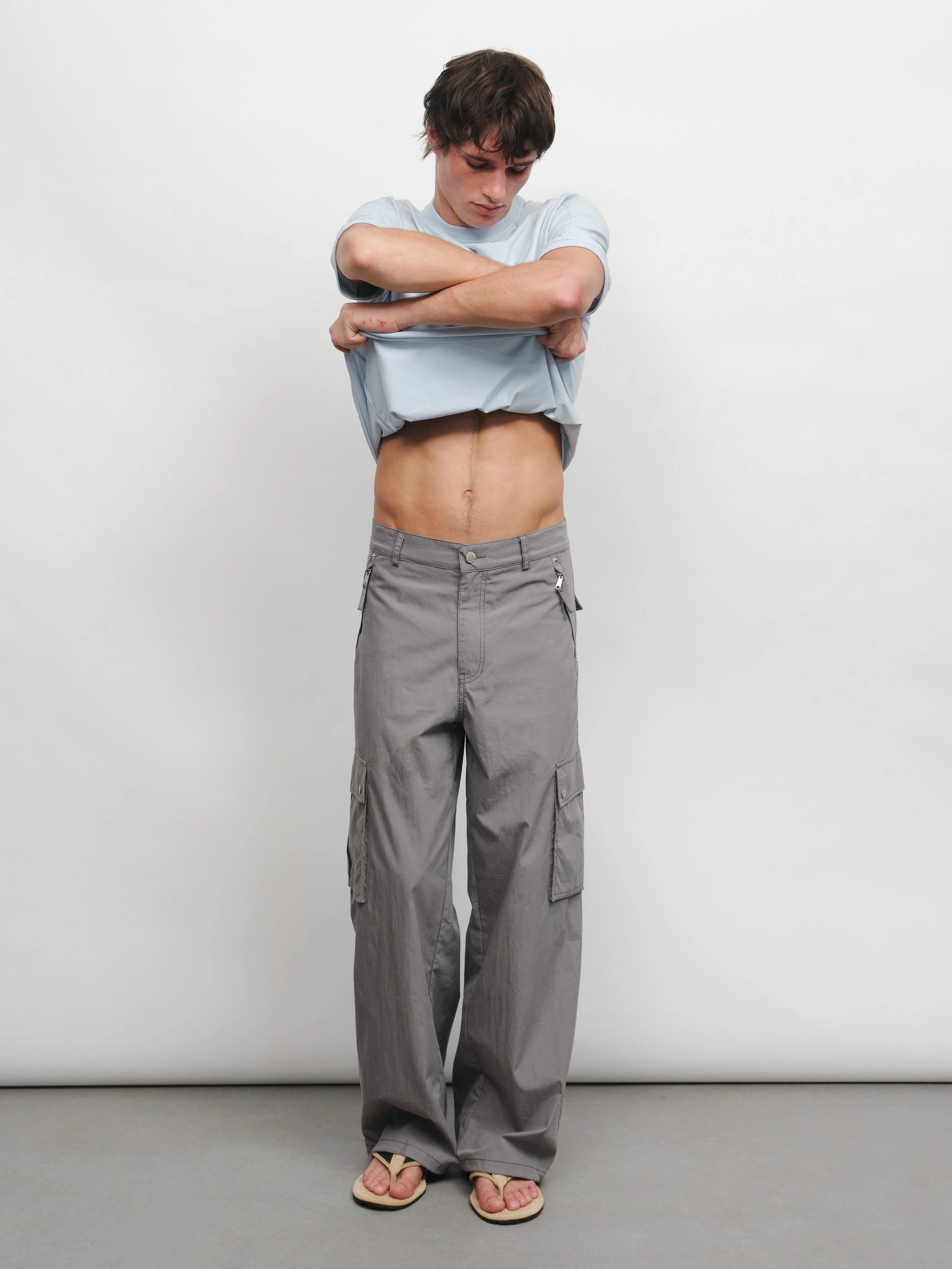 Vera Parachute Pant in Grey - Image 2