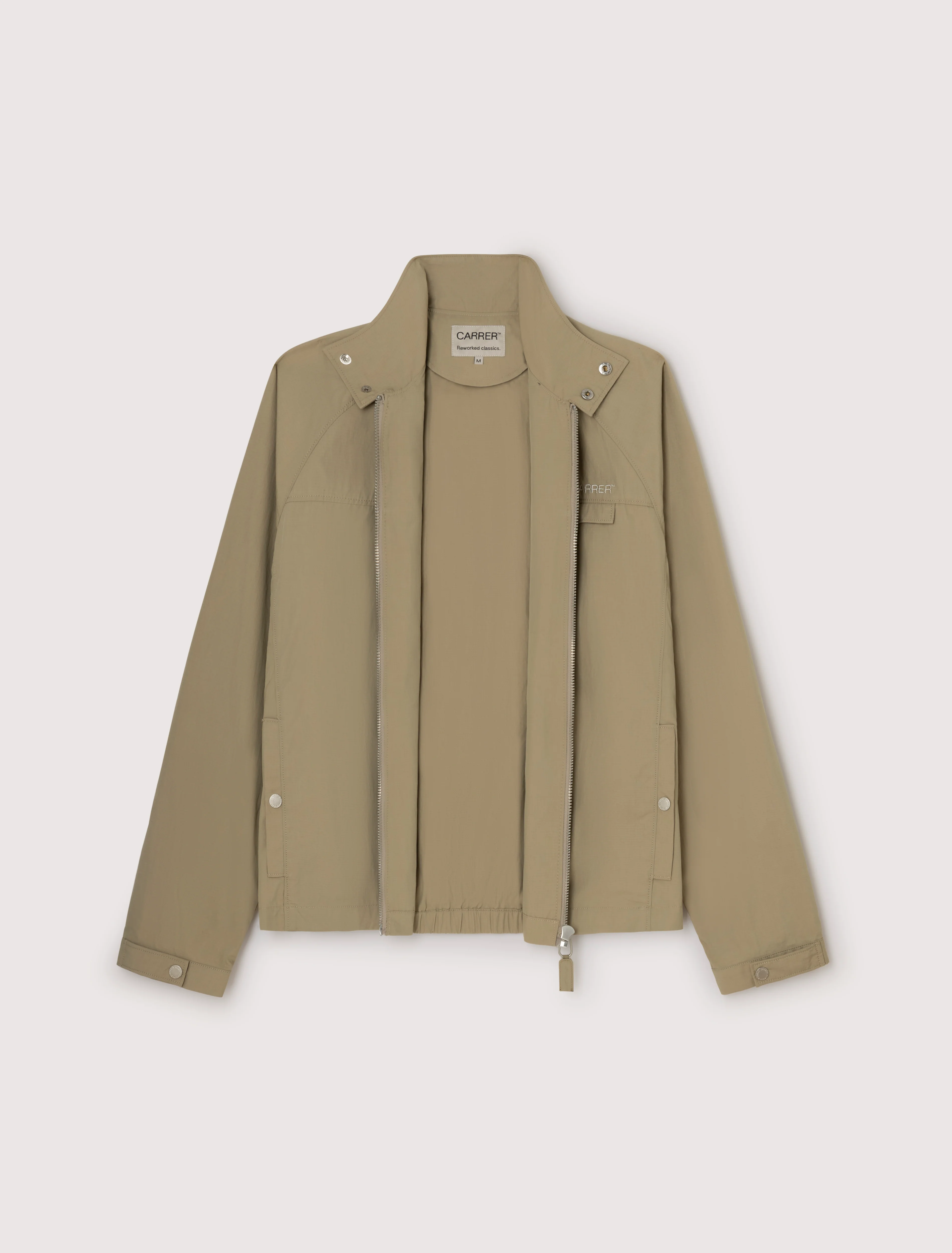 Vila Light Ripstop Jacket in Beige - Image 4