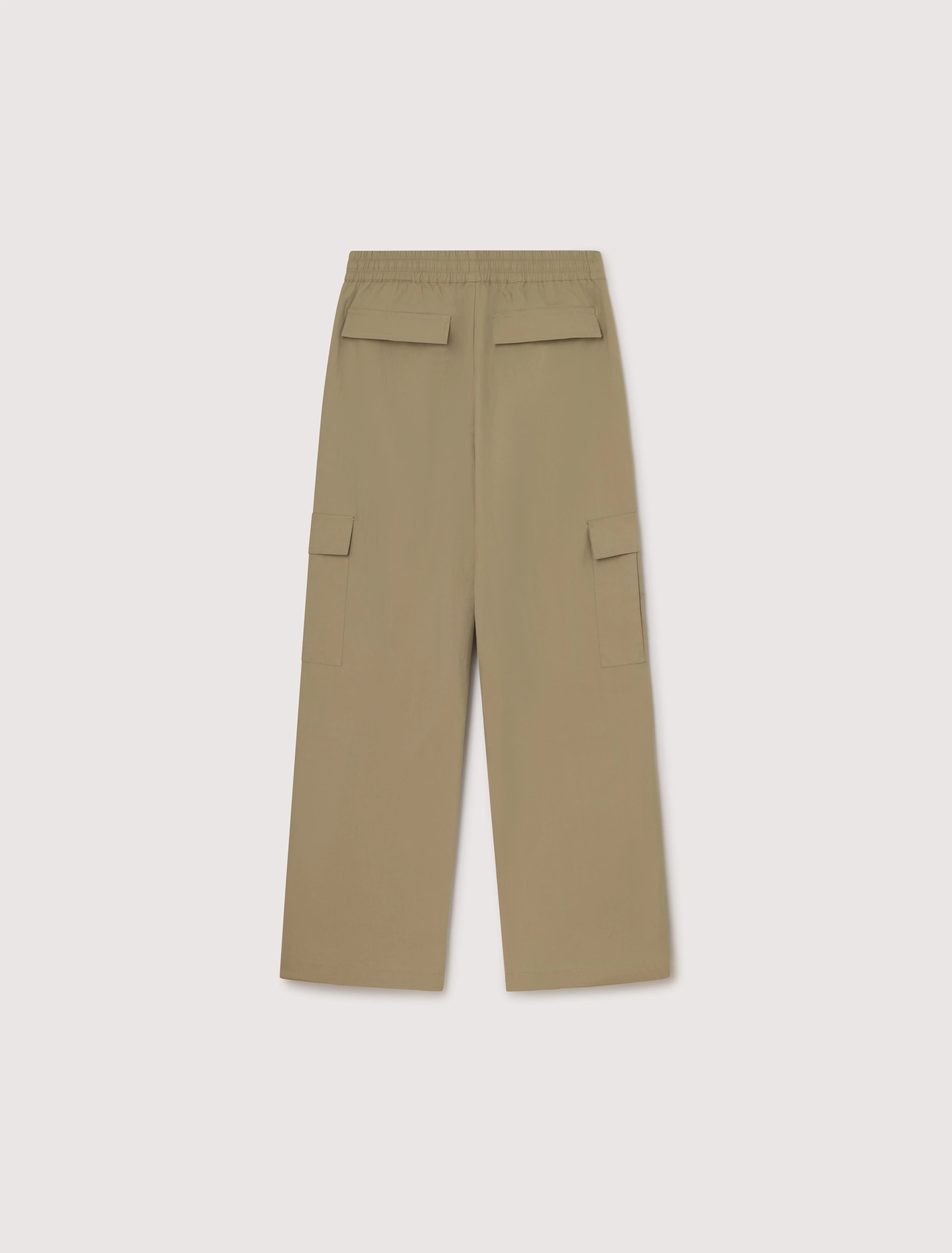 Vila Light Ripstop Jogger in Beige - Image 3