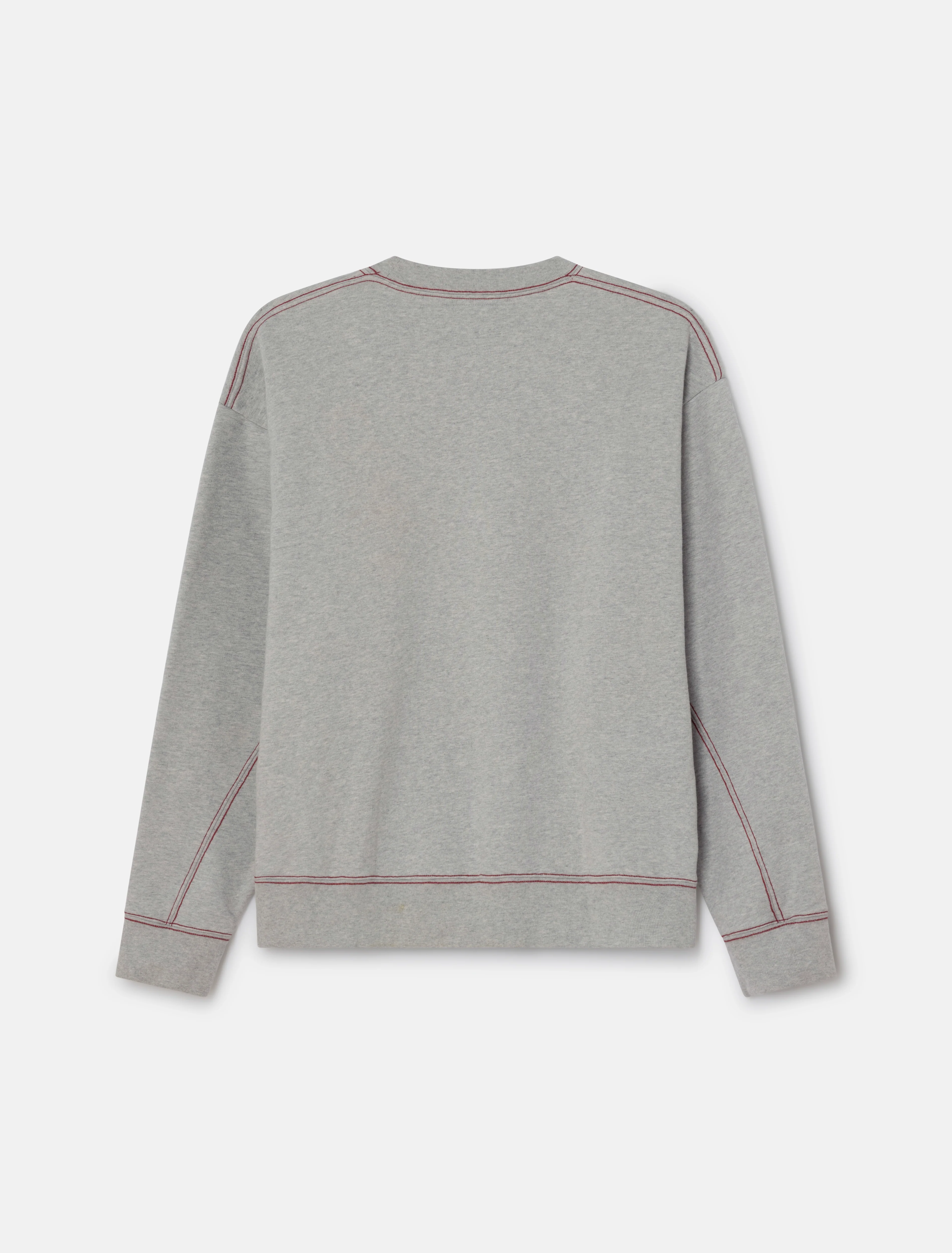 Zane Crew Neck  in Grey - Image 3