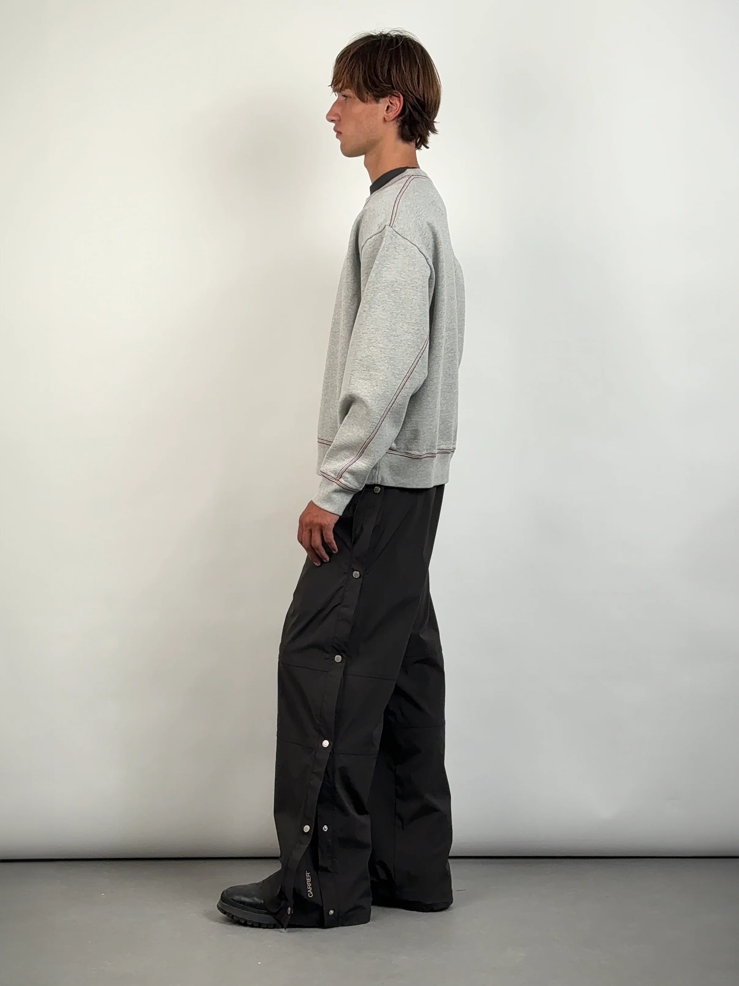 Zane Crew Neck  in Grey - Image 4
